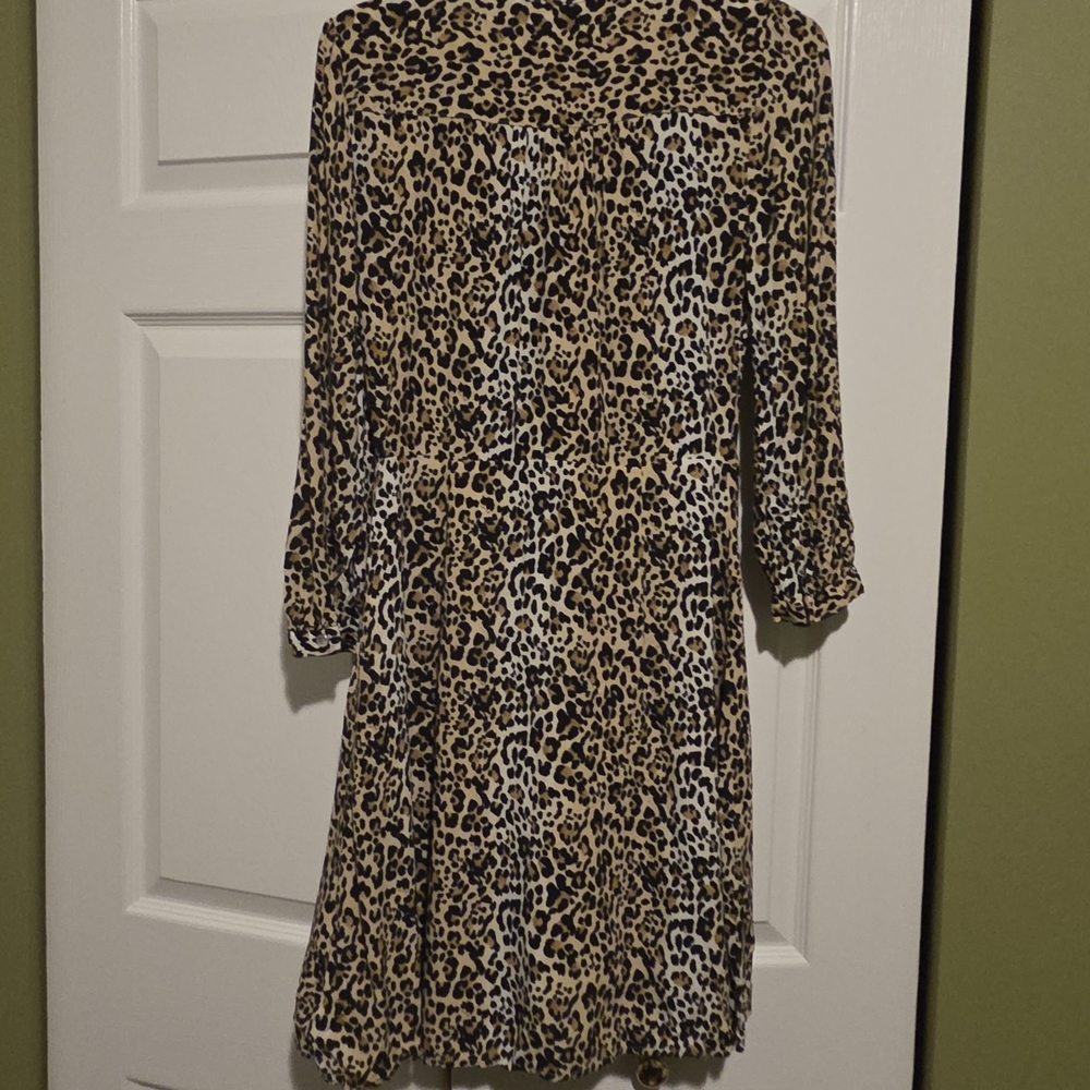 Gap Leopard Print Women's Dress - Picture 8 of 9